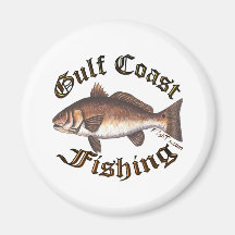 GulfCoast Collection by FishTs.com Fridge Magnets