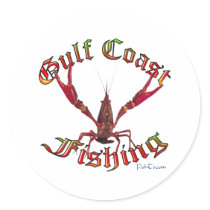 GulfCoast Collection by FishTs.com Stickers