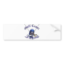 GulfCoast Fishing Pirate Bumper Stickers