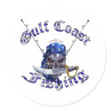 GulfCoast Fishing Pirate stickers