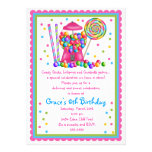 Gumball Machine and Candy Invitation