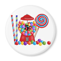 Gumball Machine Candy Lollipop