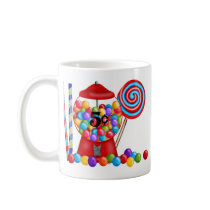 Gumball Machine Candy Lollipop Coffee Mugs