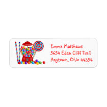 Gumball Machine Return Address Labels