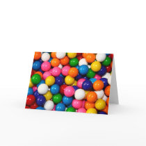 Gumballs Greeting Cards