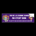 Gumbo King Mardi Gras View Hints please bumper stickers