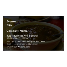 Gumbo Rolls Bowls Business Card Templates