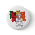 Gummi bears pinback button
