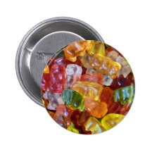 Gummy Bears Background Pinback Buttons