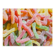 Gummy Candy Postcard