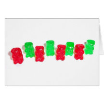 Gummy Christmas 2 Greeting Cards