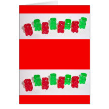 Gummy Christmas Greeting Card