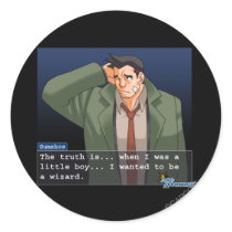 Gumshoe - "Truth" Round Stickers