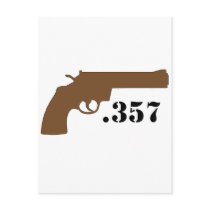 **GUN .357** POSTCARD