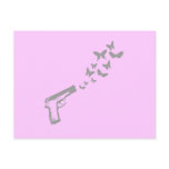 Gun Butterflies Post Card