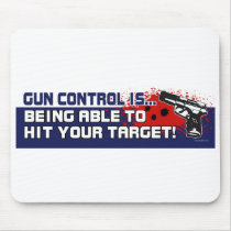 Gun-Control Mouse Mats