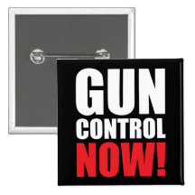 Gun control now pinback buttons