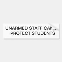 GUN FREE ZONE ACCESSORY STICKER 2 BUMPER STICKER