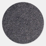 Gun metal Photo Round Sticker