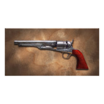 Gun - Model 1860 Army Revolver Photo Card