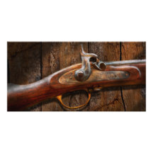 Gun - Musket - London Armoury Personalized Photo Card
