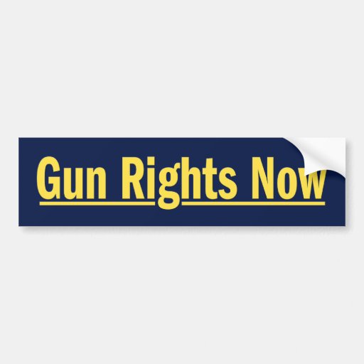 Gun Rights Now Bumper Stickers