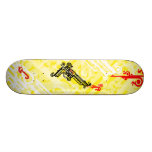 Gun Tattoo Skateboard Pro