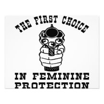 Gun The First Choice In Feminine Protection Invite