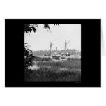 Gunboat Mendota at Deep Bottom, VA 1864 Greeting Card