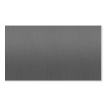 gunmetal brushed aluminum business card