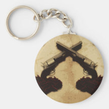 Guns and Roses Key Chains
