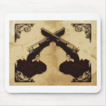 Guns and Roses Mousepads