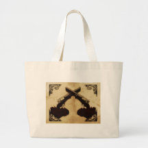 Guns and Roses Tote Bags
