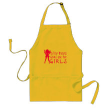 GUNS ARE FOR GIRLS APRON