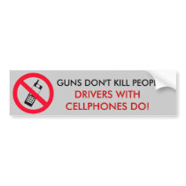 Guns Don't Kill people Bumper Sticker