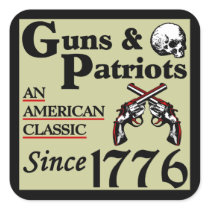 Guns & Patriots Sticker