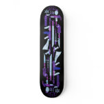 Guns purple skateboard decks