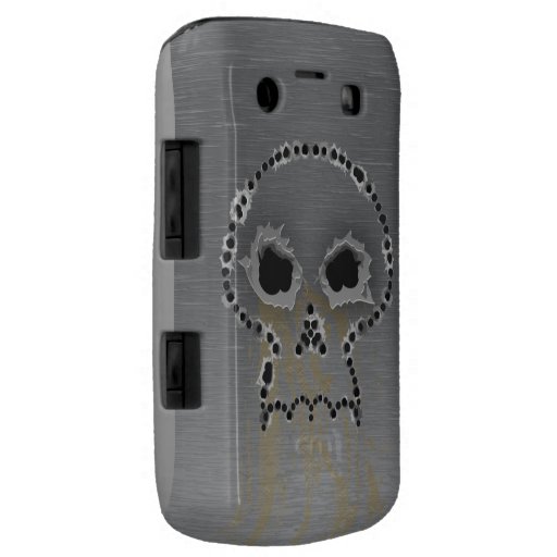 Gunshot Holes Gothic Skull Blackberry Bold Case