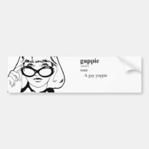 GUPPIE BUMPER STICKER