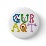 GURAQT 4" round balloon animal button