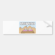 guru third eye just zit bumper sticker
