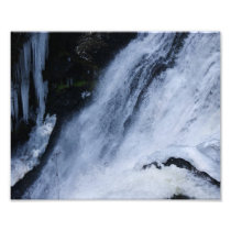 Gushing Winter Falls 10x8 Photographic Print