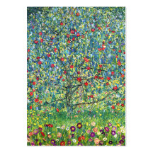 Gustav Klimt: Apple Tree Business Card