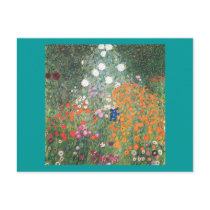 Gustav Klimt Blumengarten Post Card