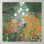 Gustav Klimt  Blumengarten Poster