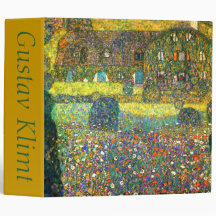 Gustav Klimt: Country House at the Attersee Vinyl Binder