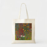 Gustav Klimt Farm Garden with Sunflowers Tote Bag
