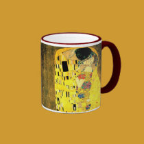 Gustav Klimt - la tasse 2 de baiser tasses