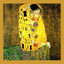 Gustav Klimt - l'affiche de baiser affiches