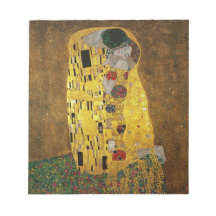 Gustav Klimt le baiser Bloc Mémo